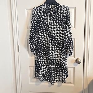 CATO asymmetrical sheer blouse